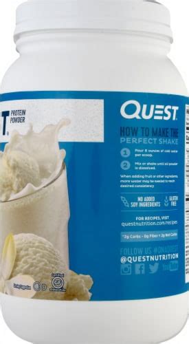 Quest Vanilla Milkshake Protein Powder 3 Lb Fred Meyer