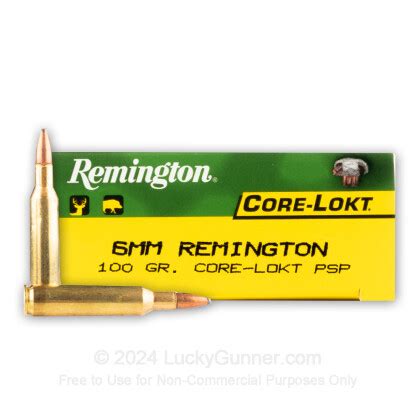 Premium 6mm Remington Ammo For Sale 100 Grain PSP Ammunition In Stock