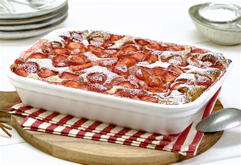 Mohn Topfen Auflauf Mit Erdbeeren Frisch Gekocht