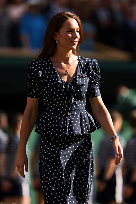 Kate Middleton Returns To Wimbledon In Royal Purple Dress