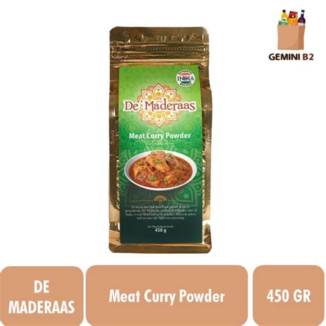 Jual De Maderaas Meat Curry Powder Bubuk Kari Daging 450 Gram