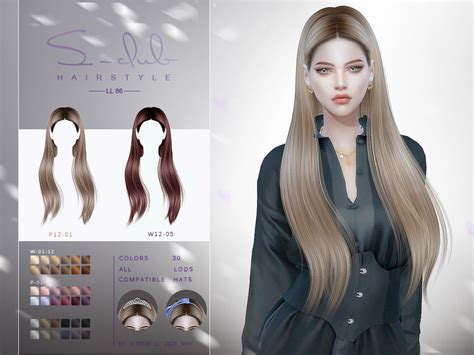 Sclub Ts Ll Hair N The Sims Catalog