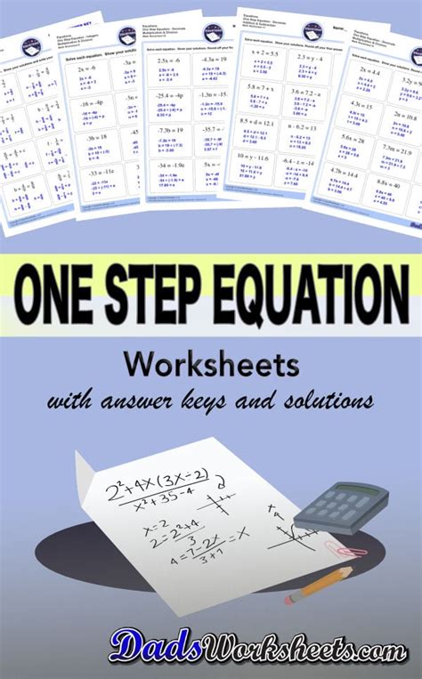 One Step Equations