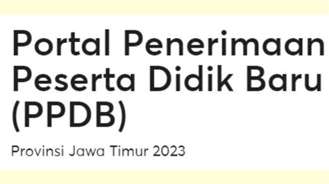 Cara Pengambilan PIN PPDB Jatim 2023 Untuk SMA SMK Beserta Panduan