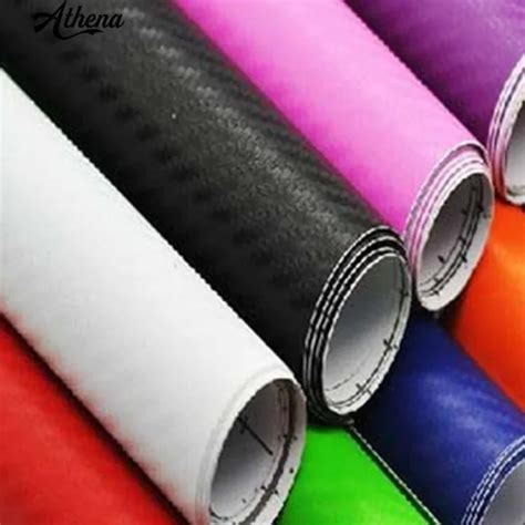 Carbon Fibre Vinyl Sheet Wrap Film Paper Decal Car Sticker Lazada Co Th