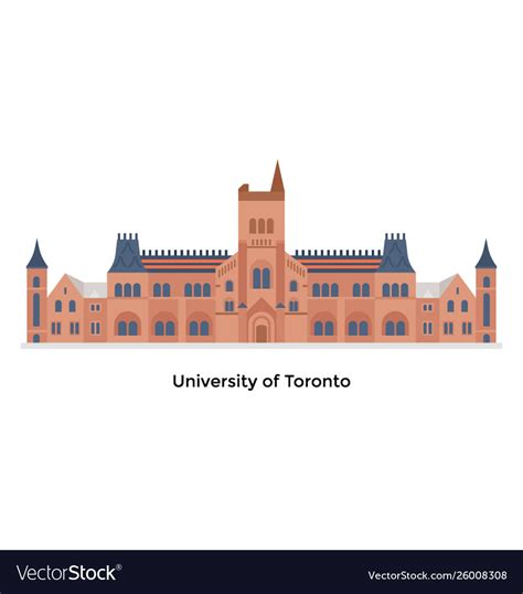 University toronto Royalty Free Vector Image - VectorStock