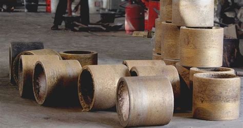 High Pressure Polished Bronze Centrifugal Casting Industrial Machinery