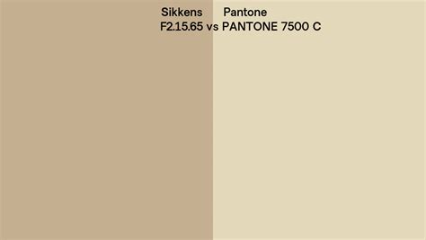 Sikkens F Vs Pantone C Side By Side Comparison