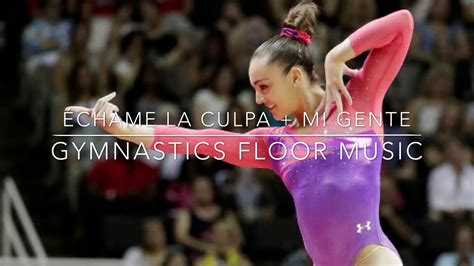 Échame La Culpa Mi Gente Mashup Gymnastics Floor Music Youtube