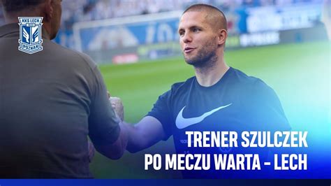 Konferencja Prasowa Trener Warty Pozna Dawid Szulczek Po Meczu Z