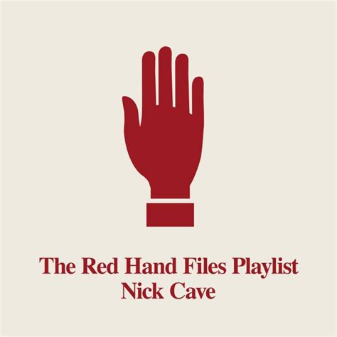 Nick Cave The Red Hand Files Issue 250 Can You Recommend A