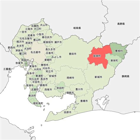 愛知県北設楽郡設楽町の地図 | Map-It マップ・イット