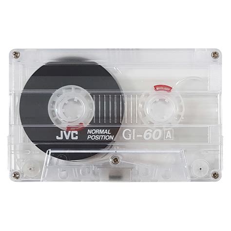 Jvc Gi60 Ferric Blank Audio Cassette Tapes Retro Style Media