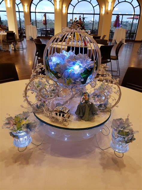 Quince Centerpieces Cinderella Quinceanera Themes Disney Centerpieces