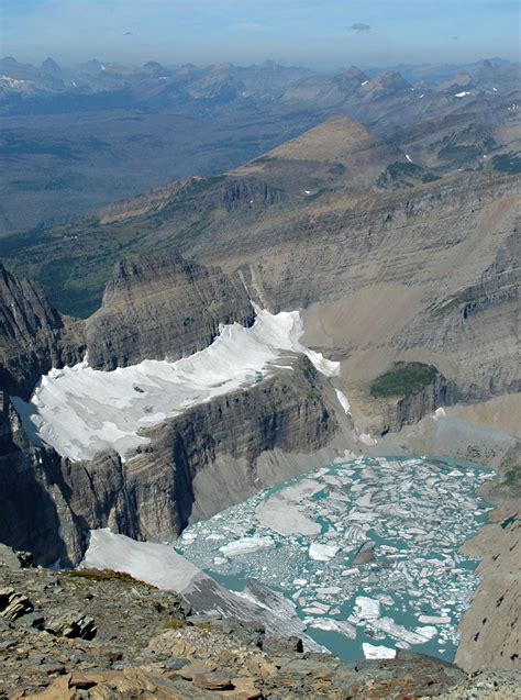 Grinnell Glacier in 2009 in Glacier National Park, Montana image - Free ...