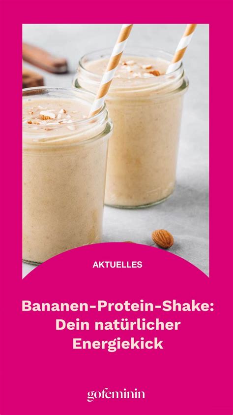 Bananen Protein Shake Mit Nat Rlichem Zimt Boost Bananen Protein