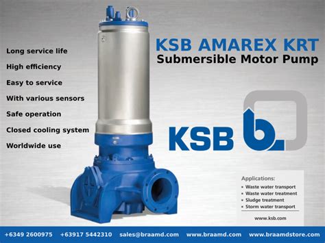 Ksb Submersible Motor Pump Amarex Krt Braamd Store