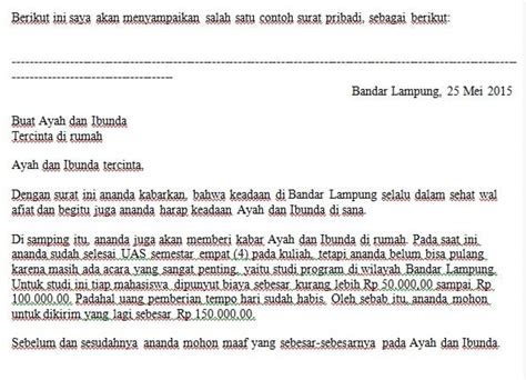 Contoh Surat Pribadi Untuk Ibu 56 Koleksi Gambar