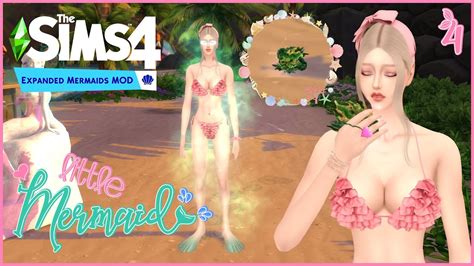 The Sims 4 เงอกเหนอเงอก Expanded Mermaids Mod หญาเหงอกปลา Ep 4