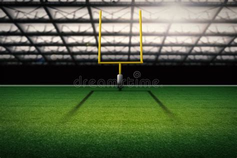 American Football Field Goal Post Stock Illustration - Illustration of american, play: 78004821