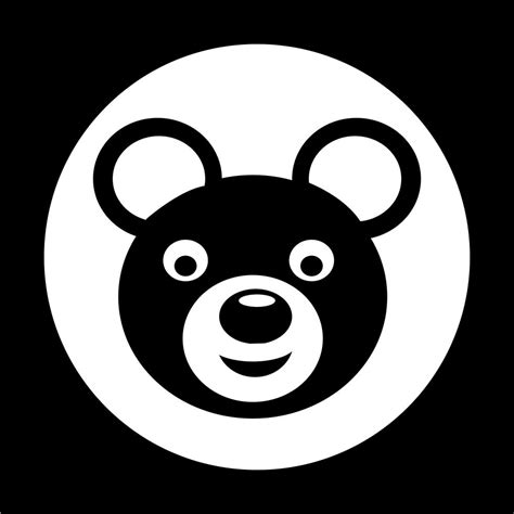 bear icon  vector art  vecteezy