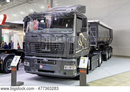 maz  tractor image photo  trial bigstock