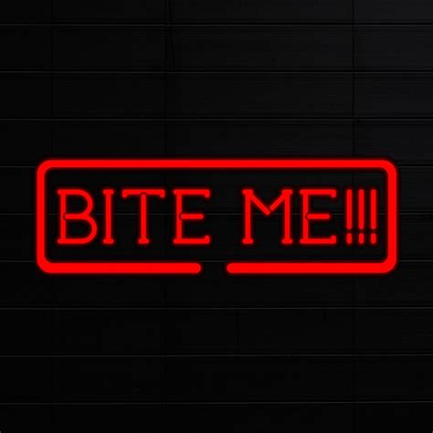 bite  neon signs lights