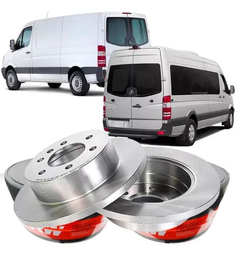 Disco Freio Traseiro Par 298 Mm Sprinter 415 2012 A 2019 Parcelamento