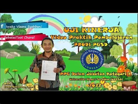 VIDEO UKIN PPG DALAM JABATAN KATEGORI 1 TAHUN 2022 UNIVERSITAS NEGERI