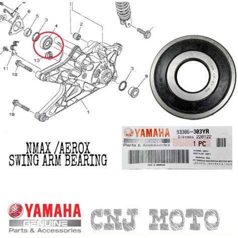 Rear Swing Arm Bearing Nmax Aerox Shopee Philippines