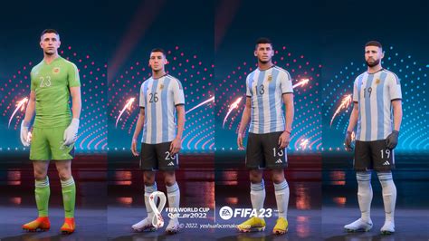 Fifa 23 Argentina Face Pack Fifa Infinity Mods