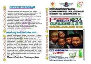 Pamplet Kelana Prihatin Ppt