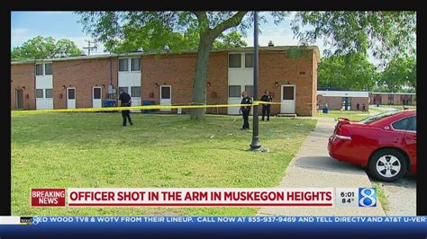 Officer Shot In The Arm In Muskegon Heights Youtube