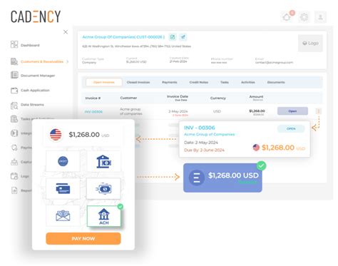 Accept ACH Payments from US Customers | Cadency