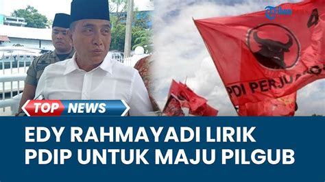 Edy Rahmayadi Lirik PDIP Untuk Maju Pilgub Sumut 2024 Banyak Keputusan