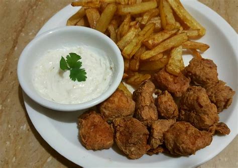 Chilli N Spice Chicken With French Fries N Mayo Garlic Sauce😋 Recipe By Ak 👩🏻‍🍳 Cookpad