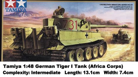 Tamiya 1 48 German Tiger I Tank Africa Corps Kit Review YouTube