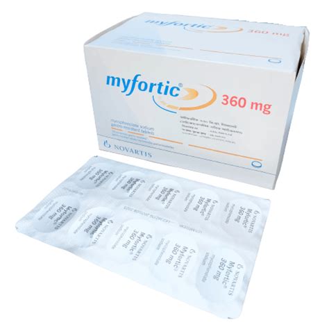 Myfortic 360 Mg Tablet Novartis Bangladesh Ltd Indications