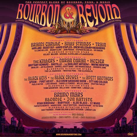 Bourbon And Beyond 2023 Returns With Bruno Mars The Killers Duran Duran