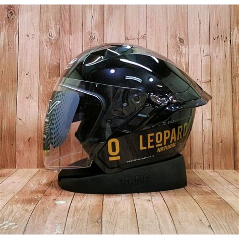 Jual PROMO Helm RSV SV300 Hitam Glossy Paket Ganteng Leopard M L XL