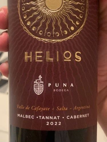 Bodega Puna Helios Red Blend Vivino Us