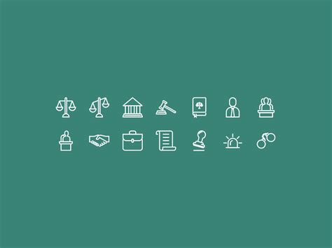 Law Icon by Significon on Dribbble