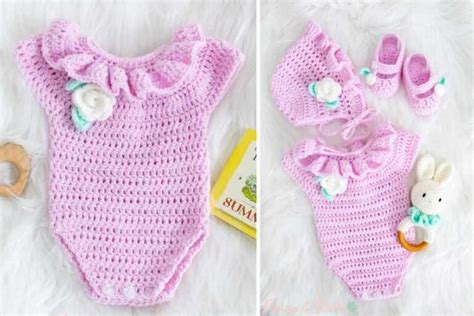 Super Easy! Sweet Crochet Baby Onesie