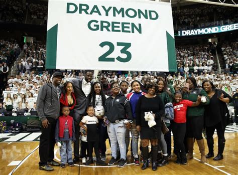 Warriors' Draymond Green has No. 23 retired by Michigan State | NBA.com