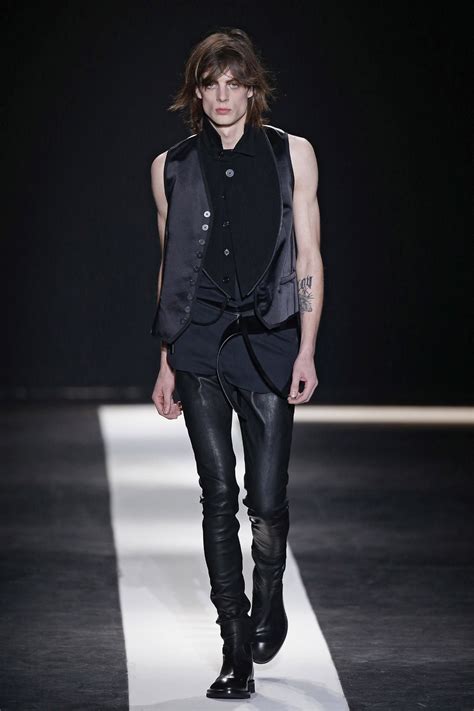 Ann Demeulemeester Menswear Fashion Show Collection Fall Winter