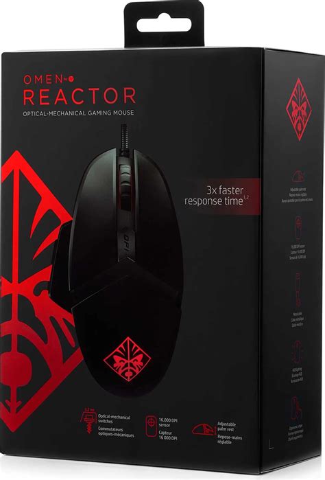 Hp Gaming Maus Omen Reactor Schwarz Hifi International