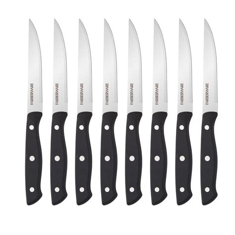 Farberware Full Tang Triple Riveted 8 Piece Steak Knife