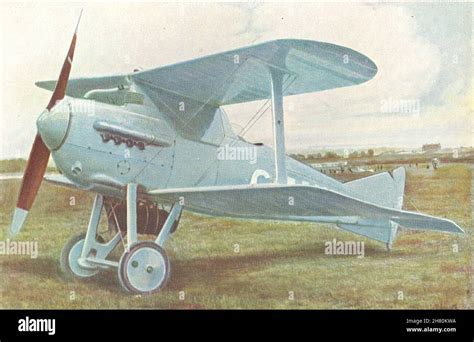 Aircraft Gloster Bamel Racing Aeroplane 1930 Old Vintage Print Picture