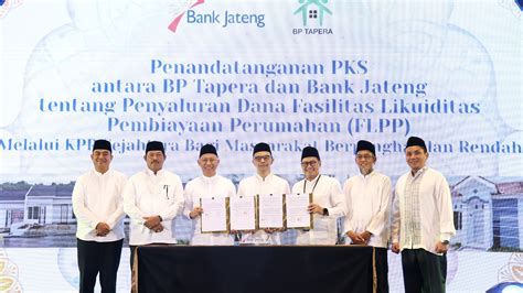 Bank Jateng Gandeng Bp Tapera Bantu Masyarakat Berpenghasilan Rendah