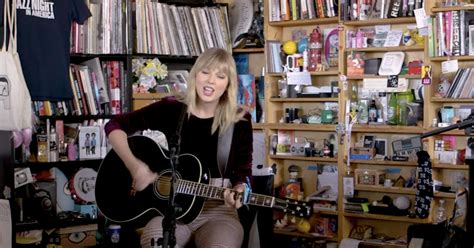 Taylor Swift Performs NPR ‘Tiny Desk Concert’ [Watch]